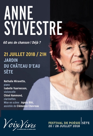 ANNE SYLVESTRE 60 ANS DE CHANSON JARDIN CHATEAU D EAU SIMONE