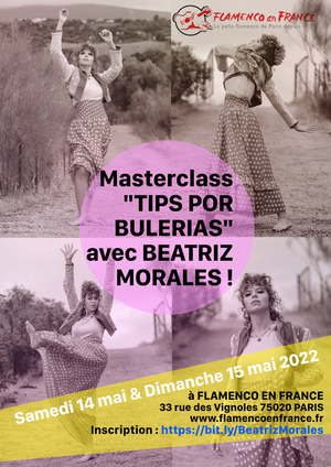 Masterclass danse flamenco Beatriz Morales