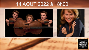 Festival « La Musica in Audacia » - Trio Jacob : Jeremy Pasquier, Sarah Jacob, Raphaël Jacob Et Sophie Marin-degor (chanteuse Et Comédienne)