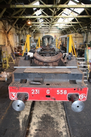 Visite libre de l'atelier de restauration d'une locomotive à vapeur, de son tender et de tous matériels ferroviaires historiques. - Journées du Patrim