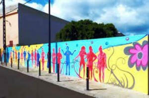 La Trinité / Fresque Murale / Inauguration - La jeunesse trinitéenne laisse une trace ! - Journées du Patrimoine 2022