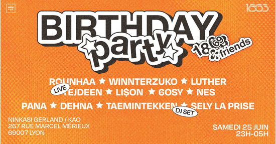1863 & High-lo : 1869 & Friends - Birthday Party