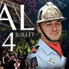 affiche Bal des pompiers du 14 juillet de Boulogne