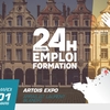 affiche 24 Heures pour l'Emploi et la Formation – Arras 2022 