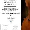 affiche Concert de l'ensemble de violoncelles In Fine Celli