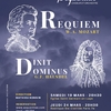 affiche Requiem de Mozart et Dixit Dominus de Haendel par l'Ensemble Sequentiae
