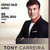affiche TONY CARREIRA TOUR 2022