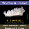 affiche 33ème Bourse Vente Minéraux, Fossiles et pierres du bien-être