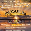 affiche SENS : Requiem de MOZART - Te DEUM de M. A. Charpentier - BACH Passion St Jean (extraits)