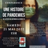 affiche Conférence – Une Histoire de Pandémies, de la Peste de Justinien à la Covid-19