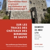 affiche Conférence : « Sur les traces des Châteaux des Bermond de Sauve »