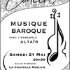 affiche Concert de Musique Baroque par l'Ensemble ALTAÏR