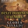 affiche Dixit Dominus de Haendel & Gloria de Vivaldi