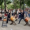 affiche Spectacle tambours Japonais Tsunagari Taiko - Fête de la Musique 2022
