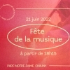 affiche Chauny parc Notre-Dame (Espaces Musiques) - Fête de la Musique 2022