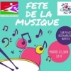 affiche Concert à St Antoine - plusieurs groupes - Fête de la Musique 2022