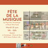 affiche Fête de la musique by Pop'n'Art à l'Archétype (Lille)