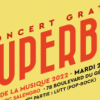 affiche SUPERBUS et LUTT à Clichy pour la Fête de la Musique 2022
