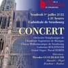 affiche Concert pour les 120 ans de la Société des Amis de la Cathédrale de Strasbourg