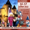 affiche Exposition Playmobil au château de Colombières - Normandie