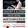 affiche Concert à Allègre • Paul Rosa