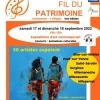 affiche Pont sur Yonne - AU FIL DU PATRIMOINE - Exposition d'art contemporain dans 7 villages du Nord de l'Yonne - Journées du Patrimoine 2022