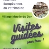 affiche Visites guidée du Village Musée - Journées du Patrimoine 2022