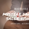 affiche Mystère dans la salle Sthrau - Salle Sthrau Maubeuge - Journées du Patrimoine 2022