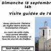 affiche Visite commentée de l'église d'Orgon - Journées du Patrimoine 2022