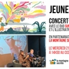 affiche Concert dessiné avec le duo Sunflowers et l’illustratrice Maud Legrand
