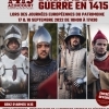 affiche L'homme de guerre en 1415 - Centre Azincourt 1415 - Journées du Patrimoine 2022