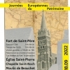 affiche Visites guidées du Fort de Saint-Père - Journées du Patrimoine 2022