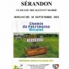 affiche Marche commentée - Mairie de Sérandon - Journées du Patrimoine 2022