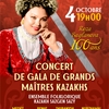 affiche Concert ensemble folklorique Sazgen Sazy Kazakhstan 