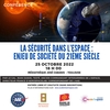 affiche La sécurité dans l’espace : enjeu de société du 21ème siècle