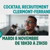 affiche Cocktail Recrutement à Clermont-Ferrand : décrochez un emploi !