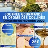 affiche Journée gourmande en Drôme des Collines