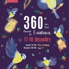 affiche Marché de Noël Créateurs "360° sur l'Art"
