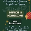 affiche Concert de Noël de l'orchestre d'harmonie d'Epieds en Beauce