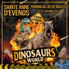 affiche Exposition de dinosaures • Dinosaurs World à Ste-Anne d'Evenos