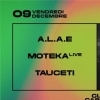 affiche CLUB CABARET x PARADOX w/ A.L.A.E., MOTEKA (LIVE), TAUCETI