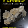 affiche 4e Salon minéraux fossiles bijoux de Mérignac (Gironde)