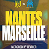 affiche FC NANTES / MARSEILLE