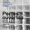 affiche Journée Portes ouvertes 2023 de l'Ecole nationale supérieure d'architecture de Nancy