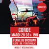 affiche Corde - Concert d’electro folk instrumental