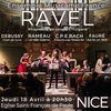 affiche Concert à Nice : Les Indes Galantes Rameau, Clair de lune Debussy, Tzigane Ravel, Après un rêve Fauré 